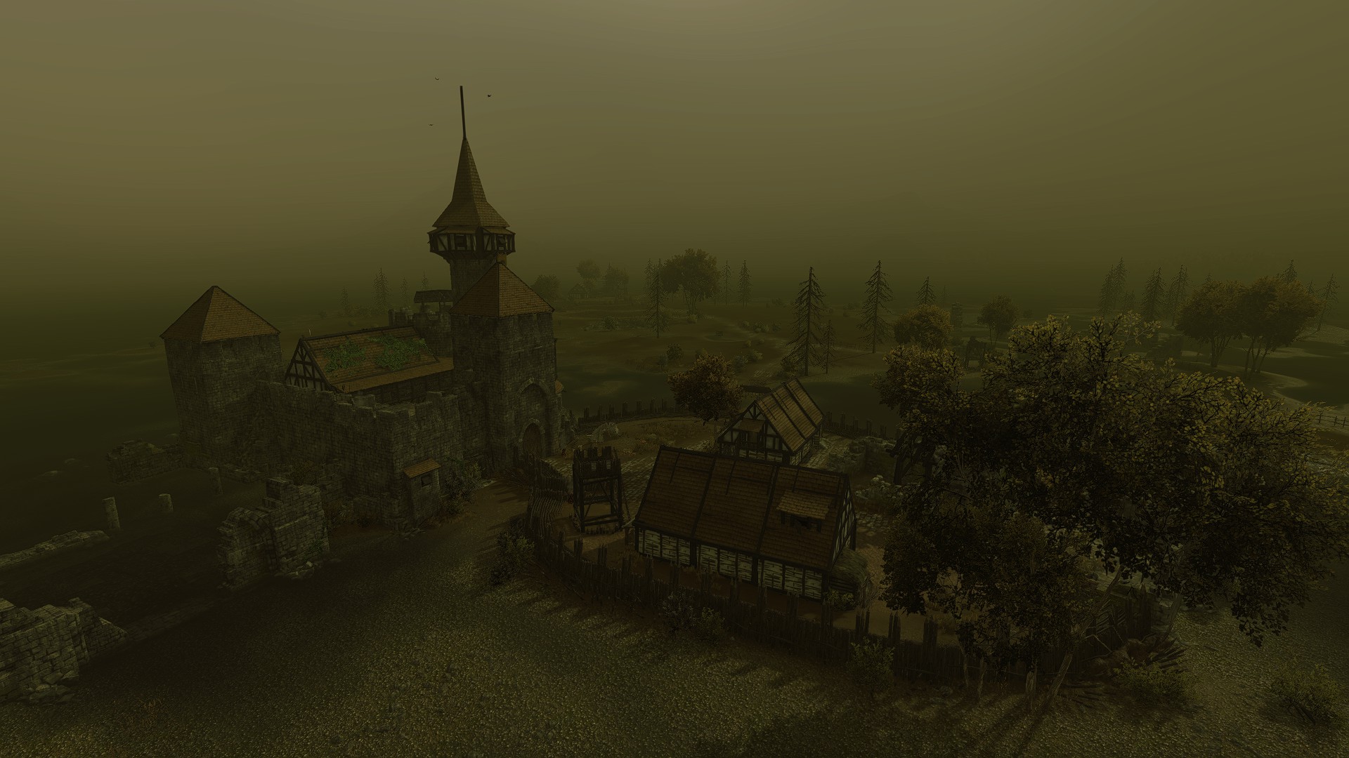 Moussillon castle scene