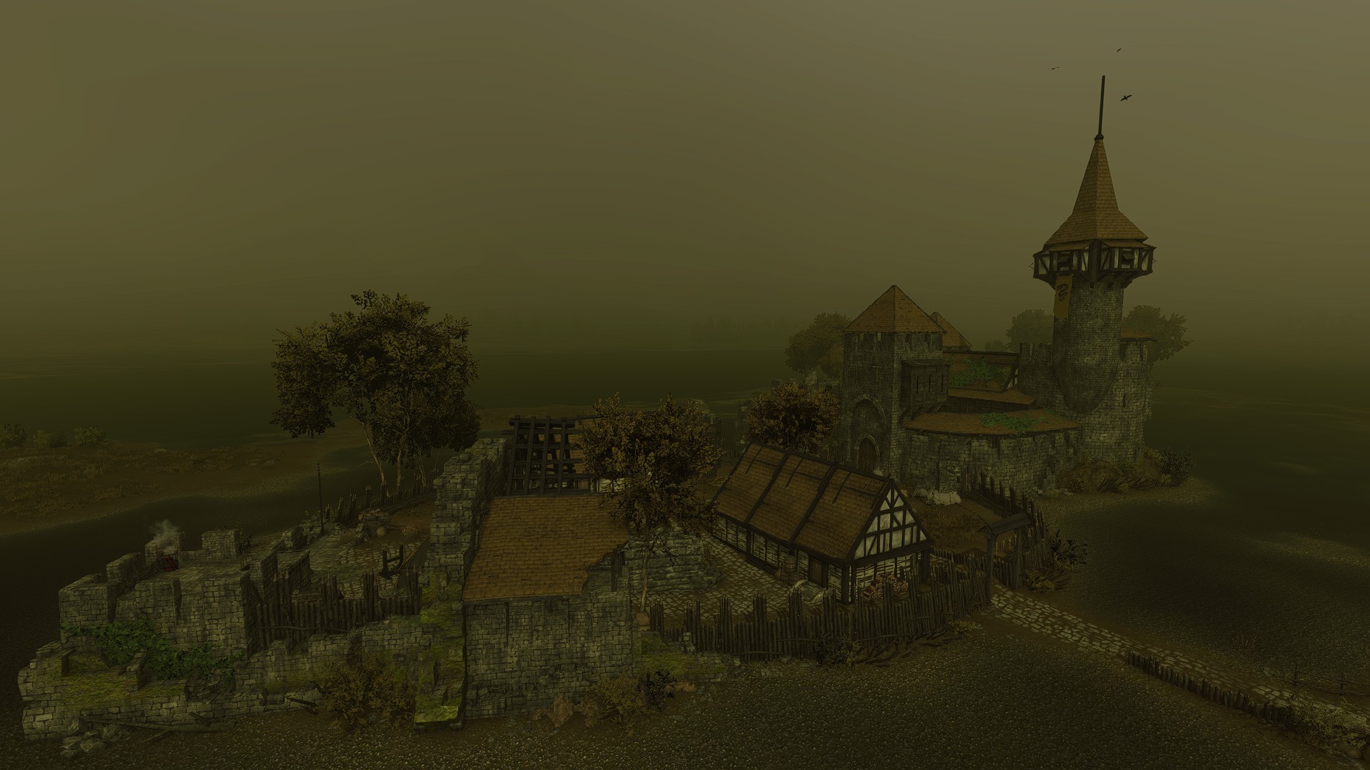 Moussillon castle scene